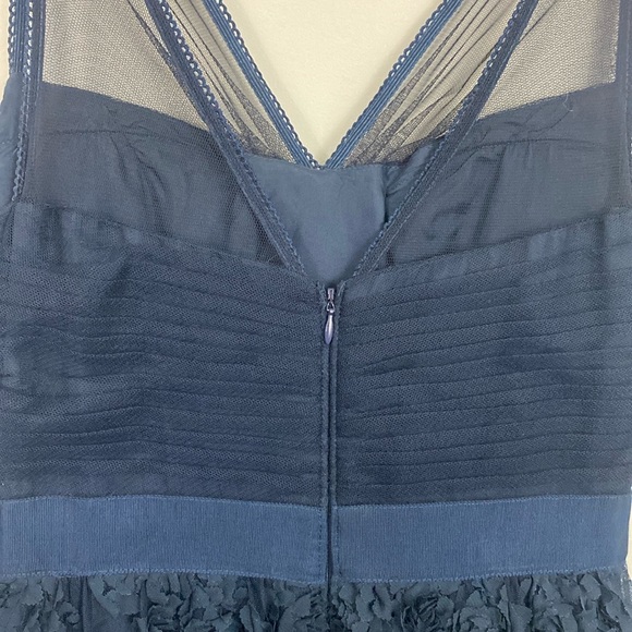 Adrianna Papell | Navy Cocktail Maxi Dress - Picture 8 of 12